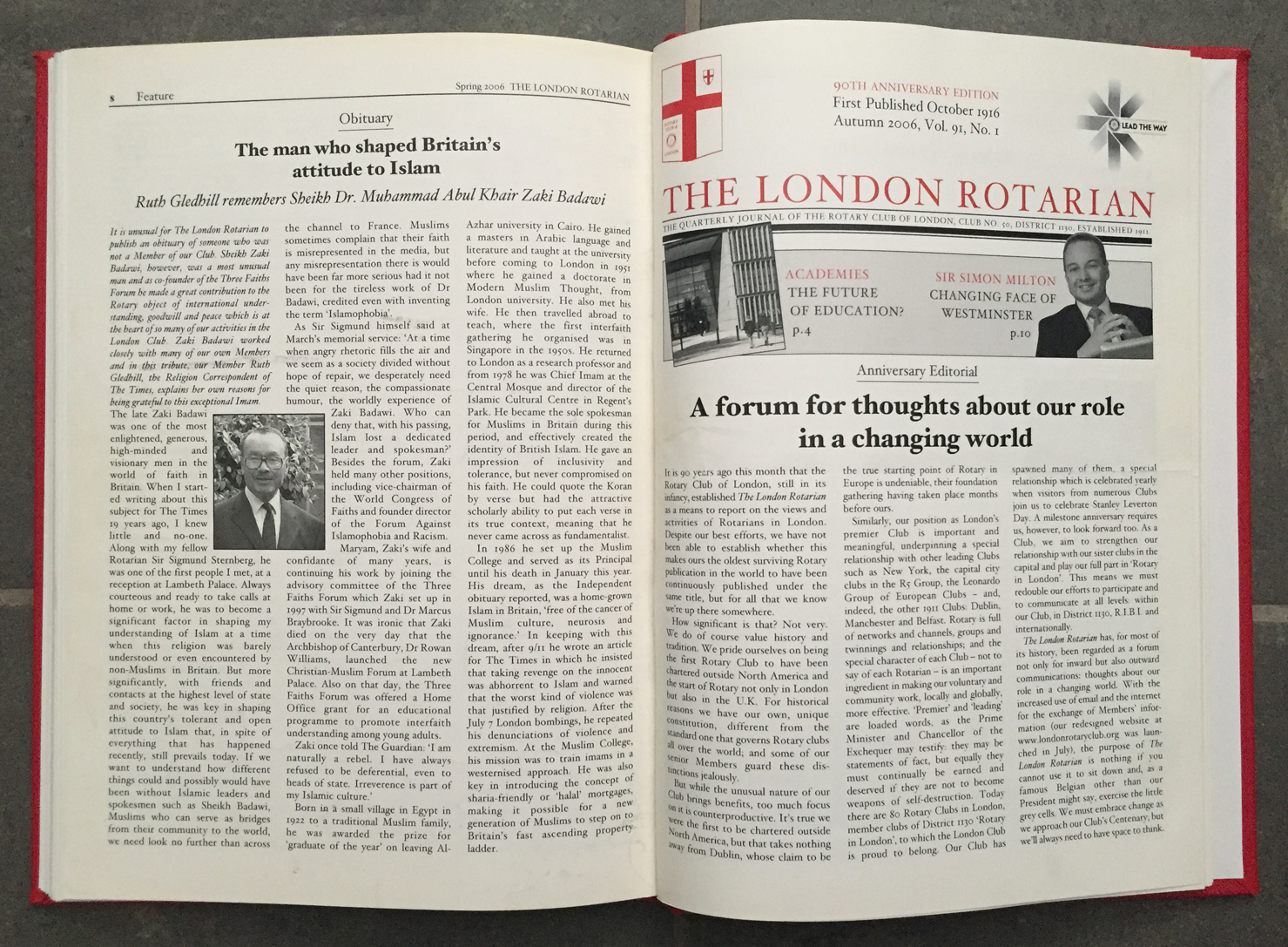 The London Rotarian bound volume